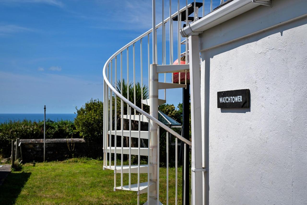 Finest Retreats - The Watchtower At Western Watch Lower Boscaswell Exterior foto